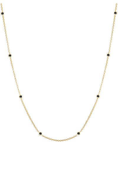 ELLI Necklace Ladies Solitaire Glamorous With Crystals In 925 Sterling Silver