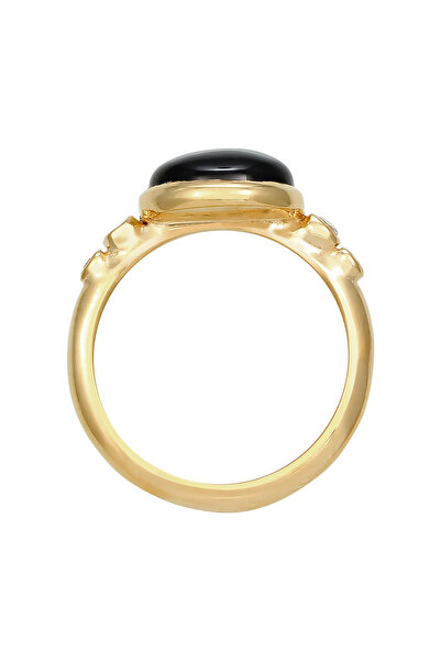 ELLI Inel de damă cu onix topaz prețios - argint 925