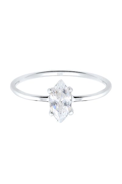 ELLI Ring Marquise Zirkonia Minimal 925 Sterling Silber