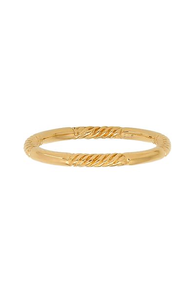 ELLI Ring Women Stacking Twisted Basic Minimal In 925 Sterling Silver