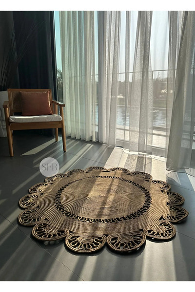 sfb Jute Rug, Floor Mat, Kitchen Rug, Bathroom, Rug, Carpet, Living Room Rug, Balcony Epolaxs