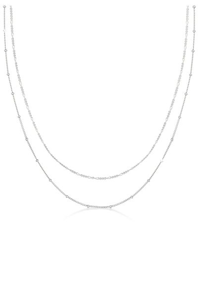 ELLI Colier Femei Basic Filigrane Ball Lanț Figaro Lanț În Argint Sterling 925
