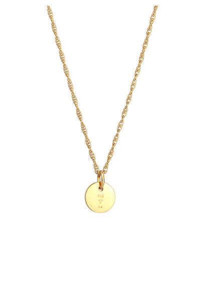 ELLI Dámský kulatý přívěsek s náhrdelníkem ze sterlingového stříbra 925