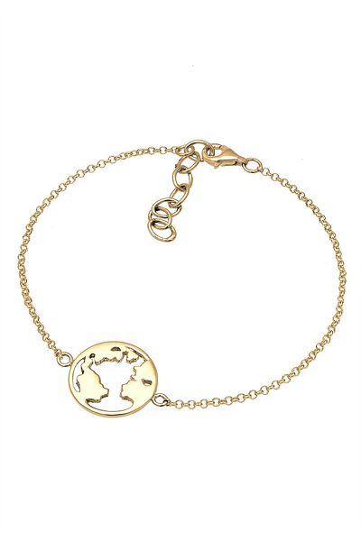 ELLI Bracelet Women Globe Pendant Playful In 925 Sterling Silver