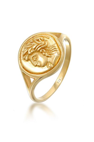 ELLI Inel pentru femei Seal - Coin Vintage, Trend Blogger, argint 925
