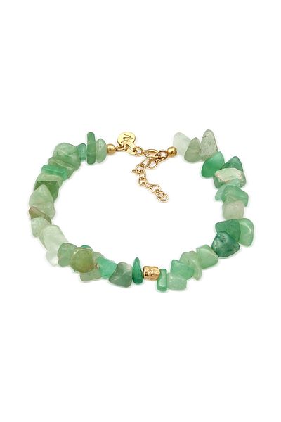 ELLI Bracelet Premium Bracelet Ladies Stones Nature Elegant With Aventurine In 925 Sterling Silver G
