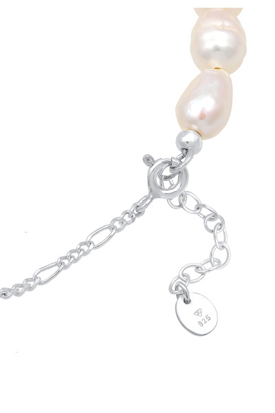 ELLI Elegantní dámský náramek PREMIUM s barokní kultivovanou sladkovodní perlou 925