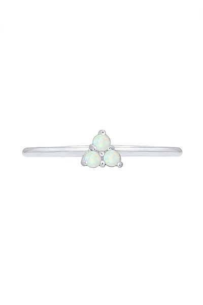 ELLI Inel Cerc Geo Trend Opal Argint Sterling 925