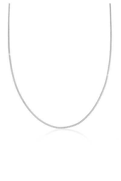 ELLI Dámský benátský náhrdelník Basic Minimal Rounded ze sterlingového stříbra 925