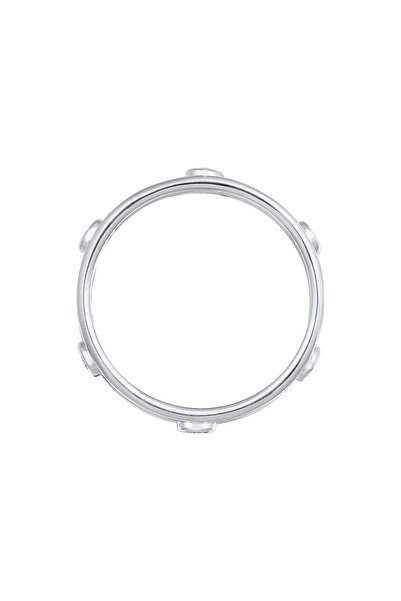 ELLI Dámský dvojitý okouzlující elegantní prsten s krystaly ze sterlingového stříbra 925