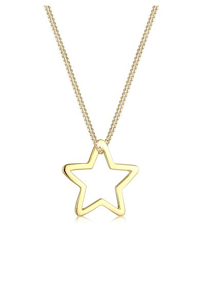 ELLI Necklace Women Star Pendant Filigree In 925 Sterling Silver