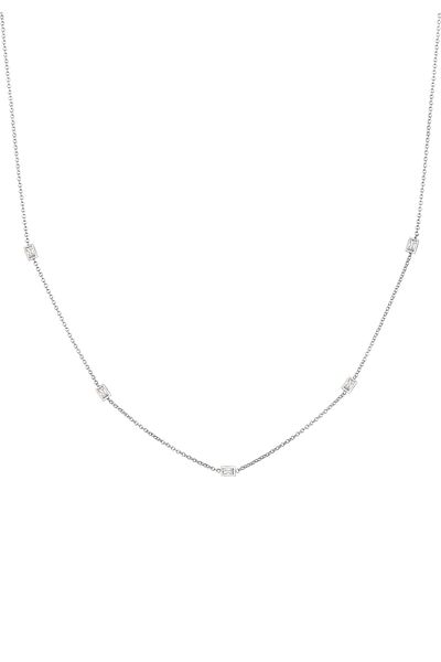ELLI Colier Femei Filigran Decent Elegant Cu Cristale Zirconiu În Argint Sterling 925