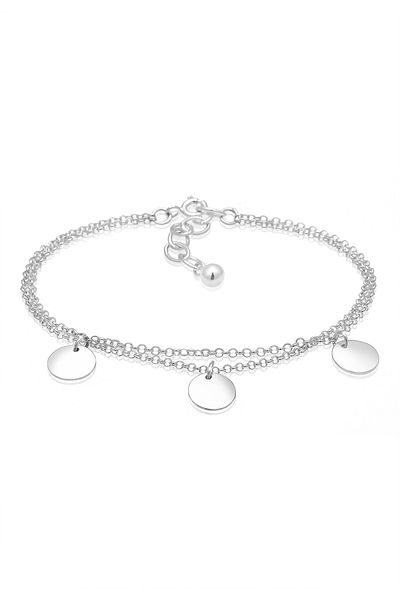 ELLI Bratara Dama Circle Placheta Strat Geo In Argint Sterling 925