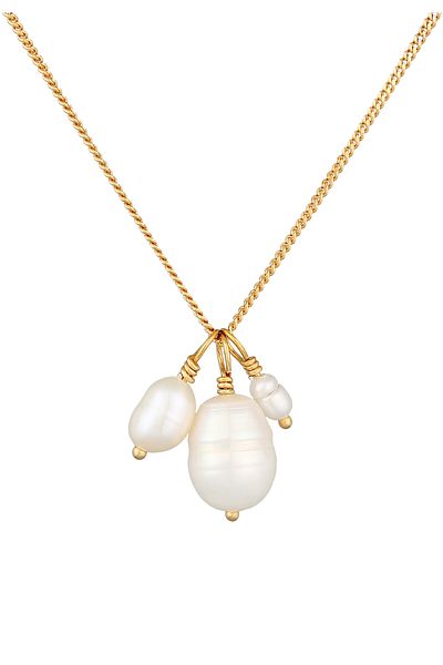 ELLI Necklace Premium Necklace Ladies Baroque With Freshwater Cultured Pearls In 925 Sterling Silver