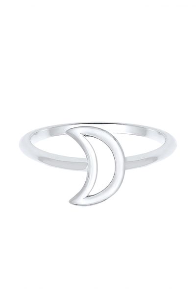 ELLI Inel decupat Crescent Astro Basic din argint 925