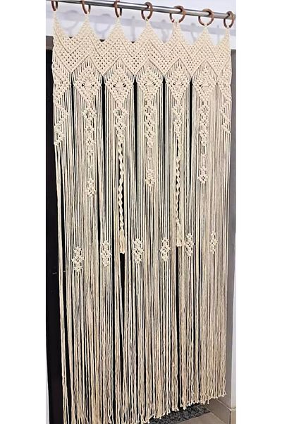 cessehome Macrame Curtain