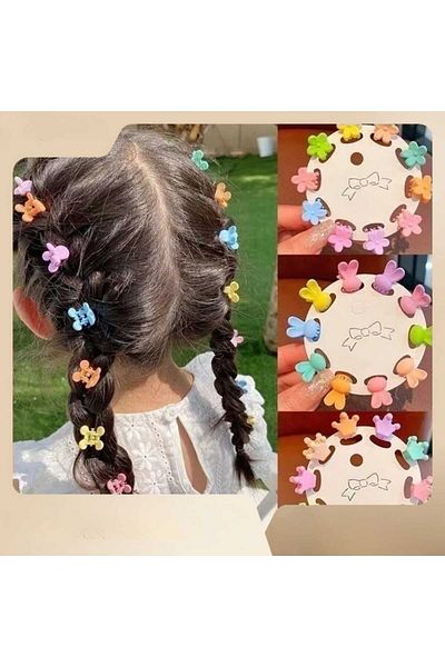 Eva Rose 10Pcs Mini Size Peg Buckle Set - School Buckle for Baby and Girl