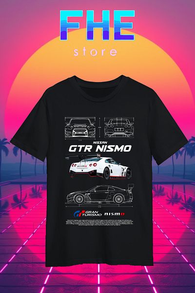 Valens Μπλουζάκι με στάμπα Nissan GTR