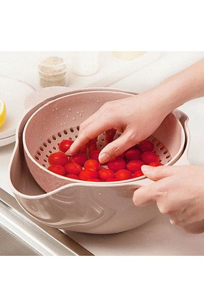 Drop Deposu Multi-Purpose 360 Degree Rotatable Kitchen Strainer Screen with Practical Chamber (4172)