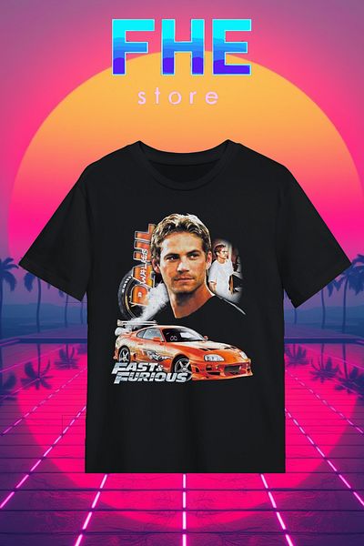 Valens Μπλουζάκι Fast And Furious Paul Walker