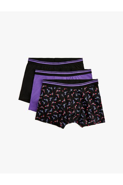 Koton Set boxer din 3 piese joc imprimat multicolor