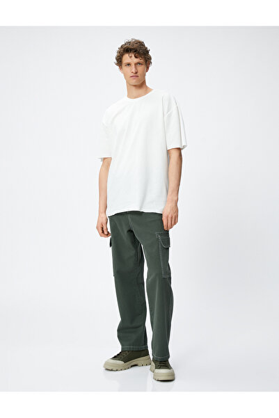 Koton Basic Tişört Bisiklet Yaka Kısa Kollu Pamuklu