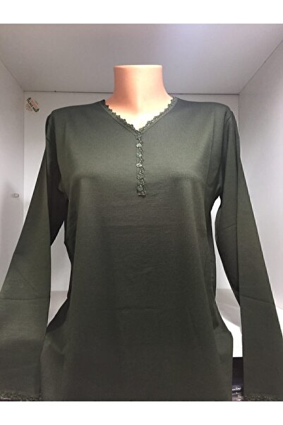 Afacan Kadın Haki Anne Penye Bluz