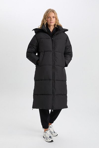 DeFacto Wasserdichter Relax-Fit-Parka mit Kapuze
