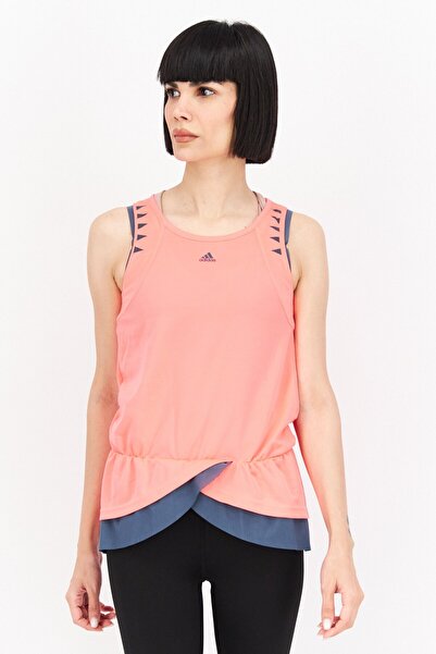 adidas Women Sportswear Fit Sleeveless Training Top, Pink Combo