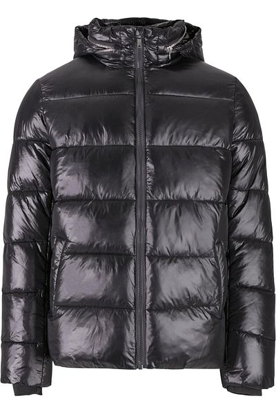 Urban Classics Recycled Zip Neck Puffer Jacket