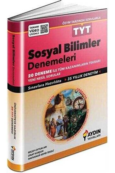 Aydın Yayınları Tyt Sosyal Bilimler 20 Deneme