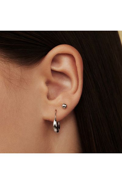 Isabel Bernard Saint Germain Nadie 14 Karat Weißgold Ohrstecker Mit Kugel Ib360275