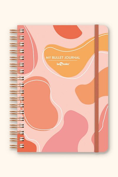Le Color Dotted Bullet Journal Pro Notebook Pastel Lava A5