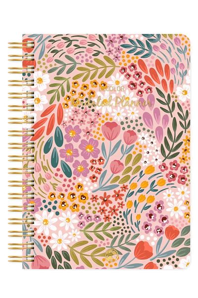 Le Color 17X24 cm Botanical Timeless Planner Spiraled Agenda Notebook