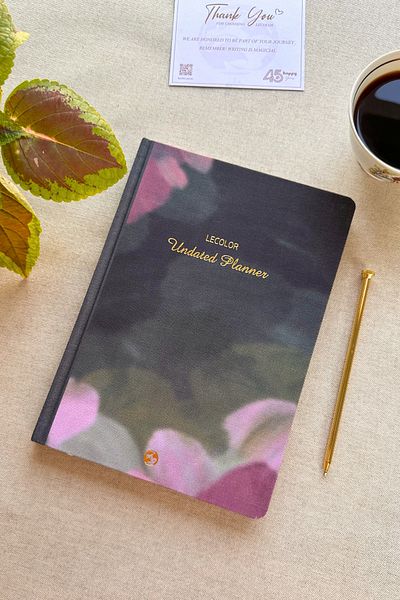 Le Color Linen Bound Timeless Planner Green 17X24