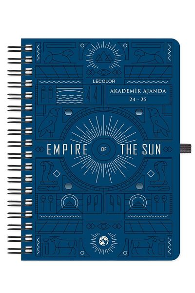 Le Color 17X24 cm Spiral Academic Agenda - 24/25 Empire Navy Blue