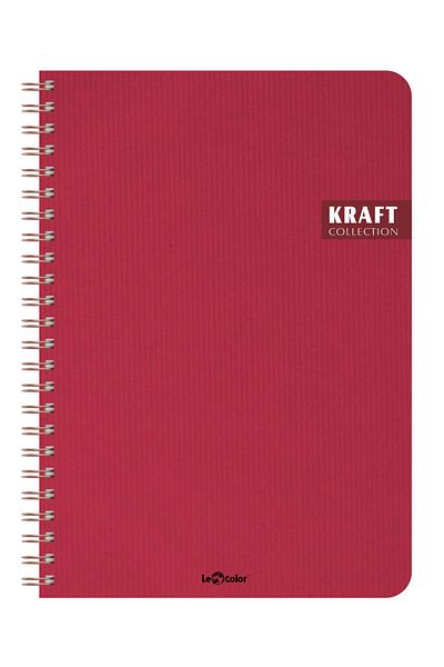 Le Color دفتر ملاحظات KRAFT SP 17x24 باللون الأحمر 200 SY