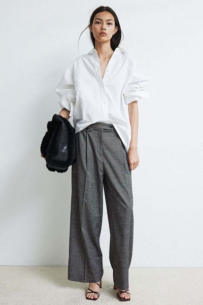 H&M Crease-leg trousers