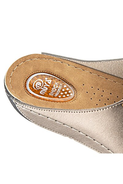 Muya Dion Anatomical Sole - Gel Supported Heeled Spur Women's Slippers, 4 Seasons