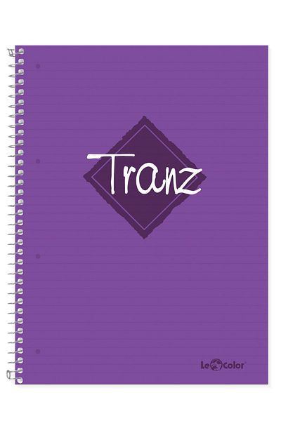 Le Color A5 Lined School Notebook with Plastic Cover - 200Sy Tranz