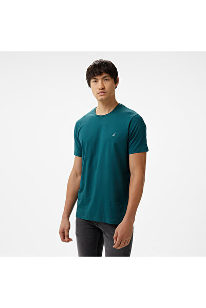 Nautica Erkek Yeşil Standart Fit T-Shirt