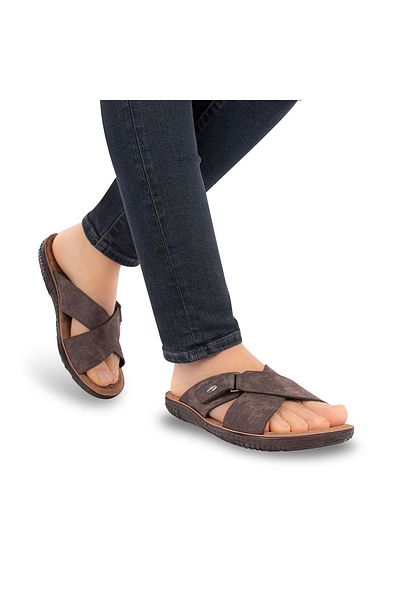 Muya Men's Slippers - Wolf Anatomical Sole, Four Seasons