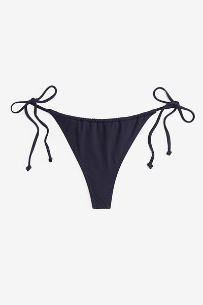 H&M Tie tanga thong bikini bottoms