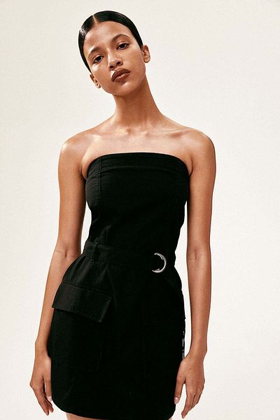 H&M Bandeau utility dress