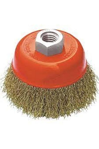 Baytec Fringed Bowl Wire Brush 75 Mm