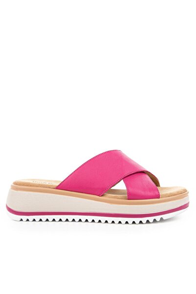 Hush Puppies Hou Anatomik Taban Hakiki Deri Kadın Terlik