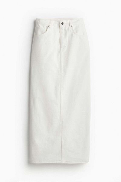 H&M Long denim skirt