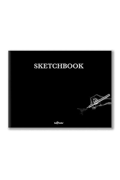 Le Color SKETCHBOOK STRAIGHT 20x27 BLACK 96 SY