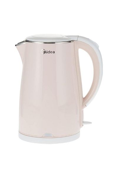 Midea 1.7L Stainless Steel 2200W Cordless Electric Kettle | Double Wall Cool Touch Body