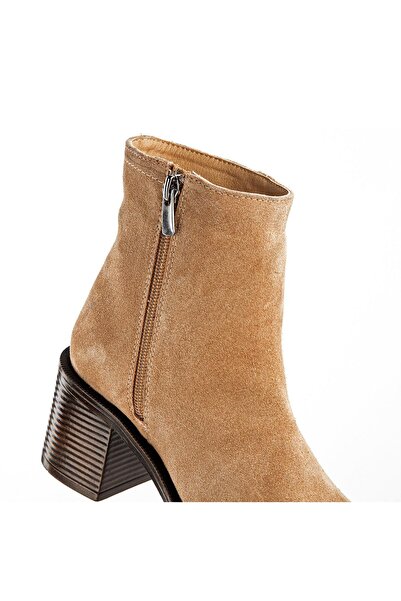 Muya Acte 6 Nokta Anatomik Taban Topuk Dikeni Hakiki Deri Kadın Bot